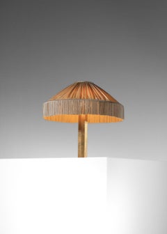 Danke Studio table lamp in brass with silk shade