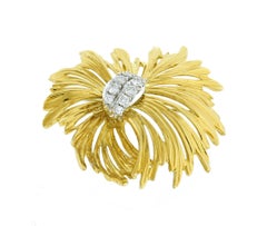 Dankner 18kt Gold and Diamond Brooch and Pendant