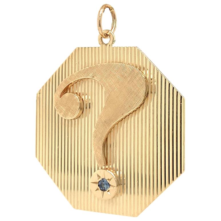 Dankner Gold Question Mark Charm