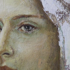 Esperando que lleguen los recuerdos, Pintura, Óleo sobre panel MDF