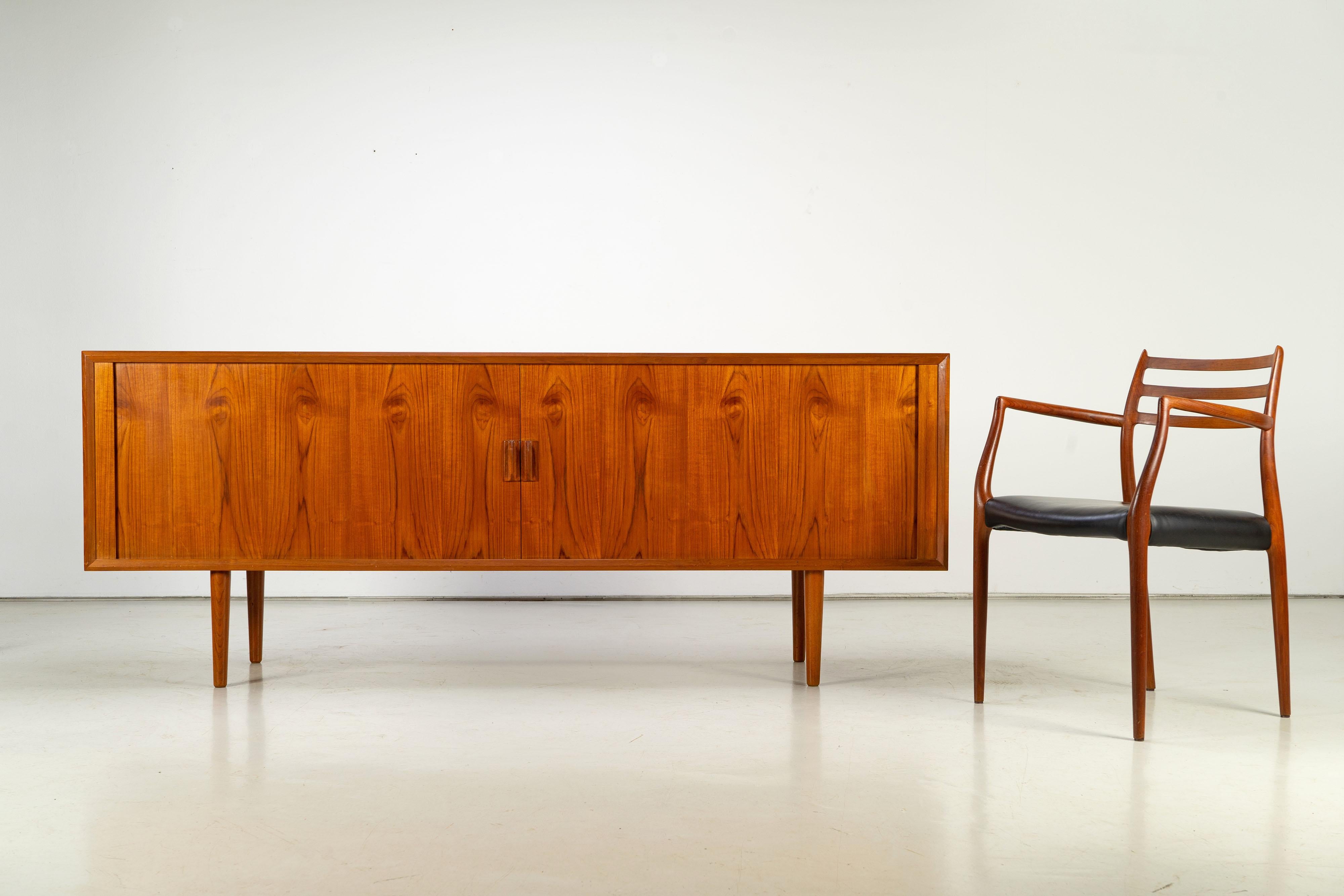 Dannish Modern Teak Sideboard by Svend Aage Larsen, 1960s 8