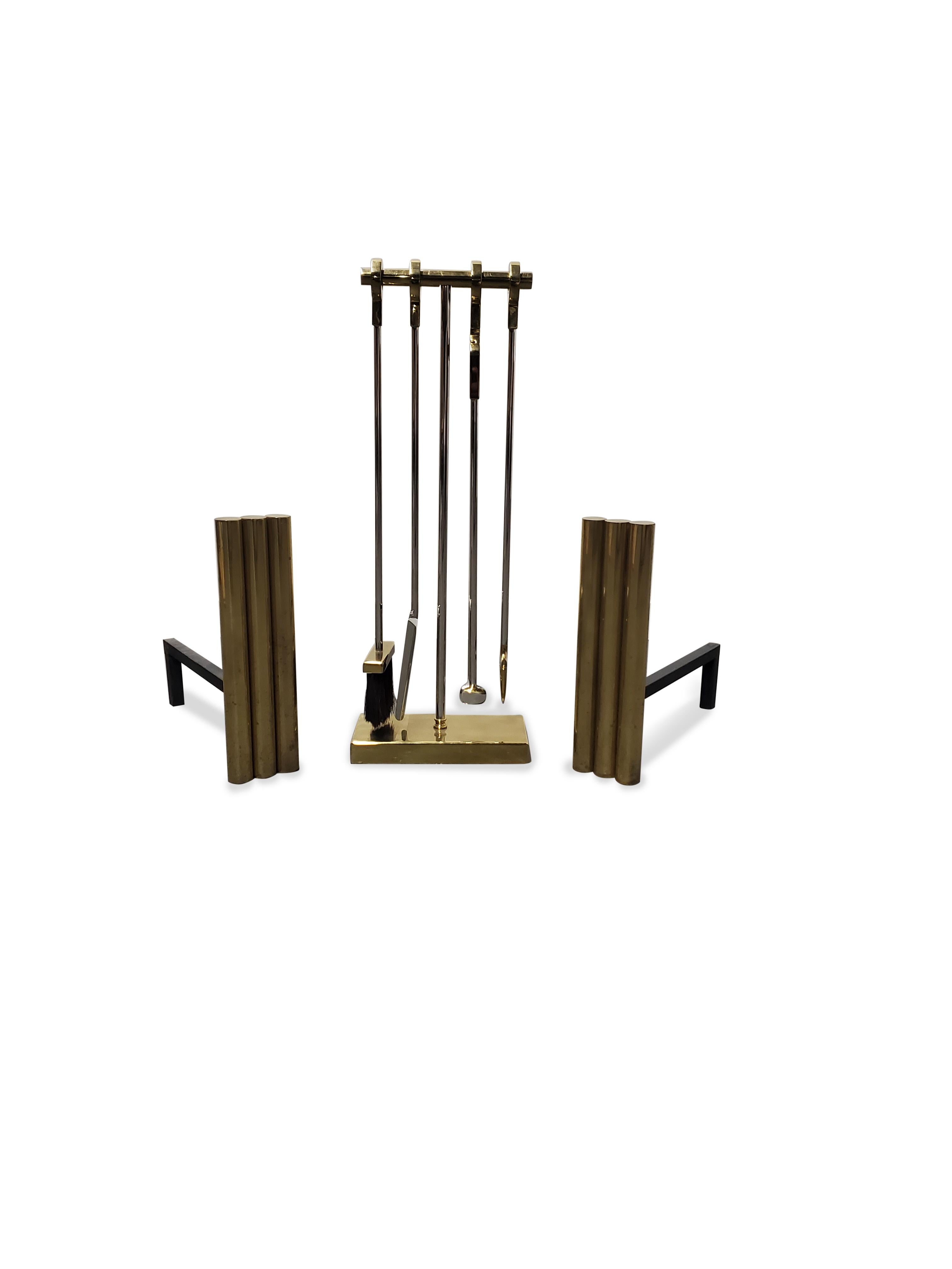 Danny Alessandro fireplace tool set.

Log holder:
17