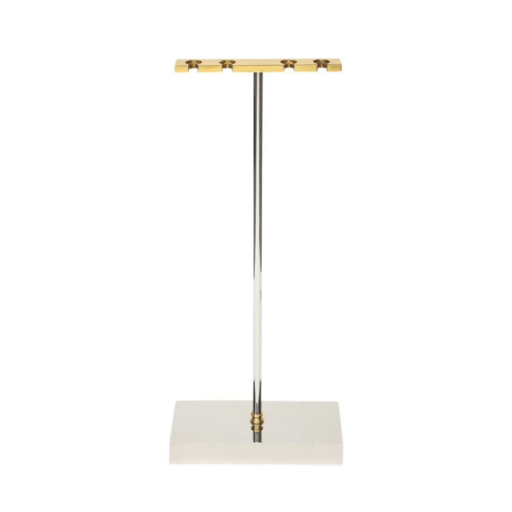 Late 20th Century Danny Alessandro Fireplace Tools, Brass, Chrome