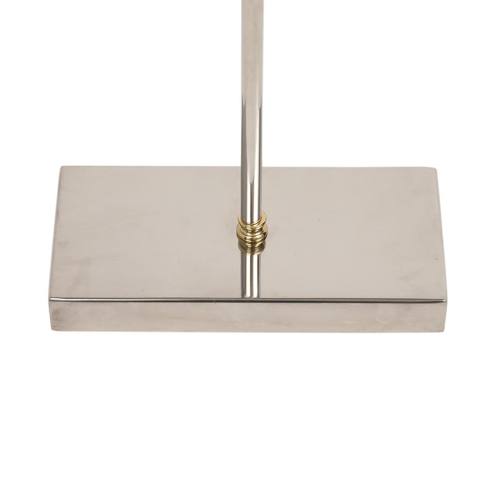 Outils de cheminée Danny Alessandro, laiton, chrome nickel, poignée annulaire en vente 9
