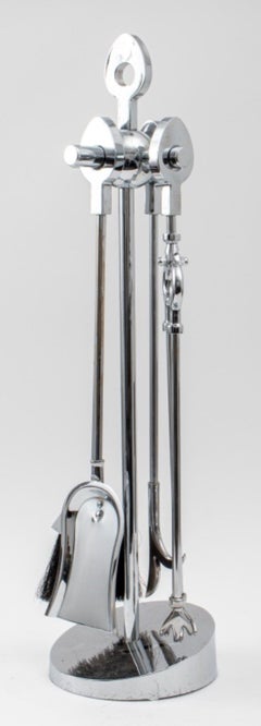 Danny Alessandro Modern Chrome Fire Tools
