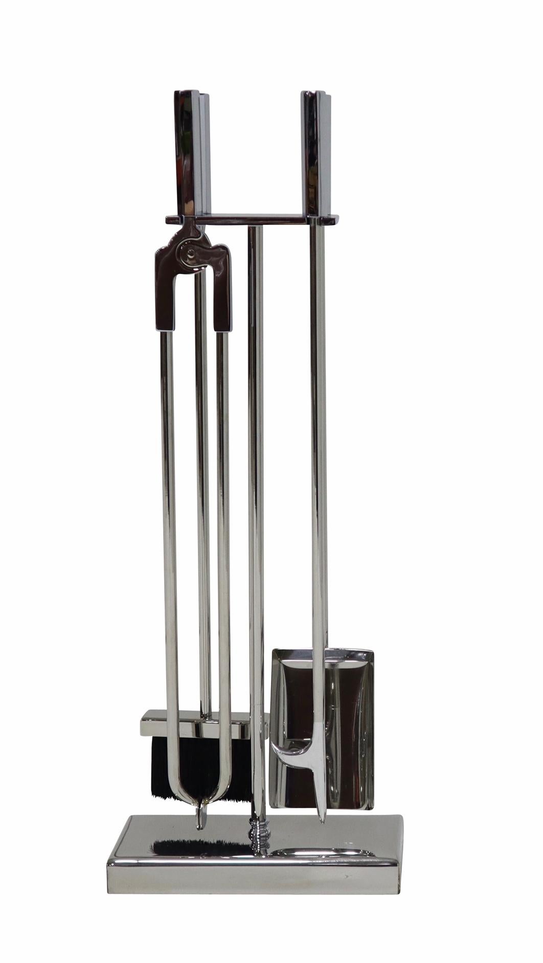 Post-Modern Danny Alessandro Postmodern Fireplace Tools and Andirons