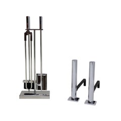 Danny Alessandro Postmodern Fireplace Tools and Andirons