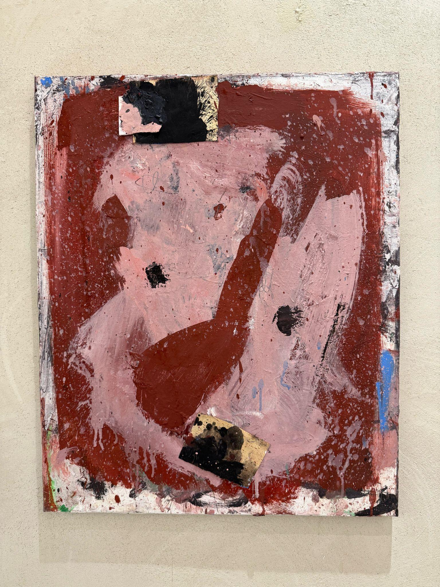ABSTRACT Farben Kunstwerk Körper Erde Formen Zeitgenössischer Künstler Danny Avidan (Braun), Nude Painting, von Danny Avidan 