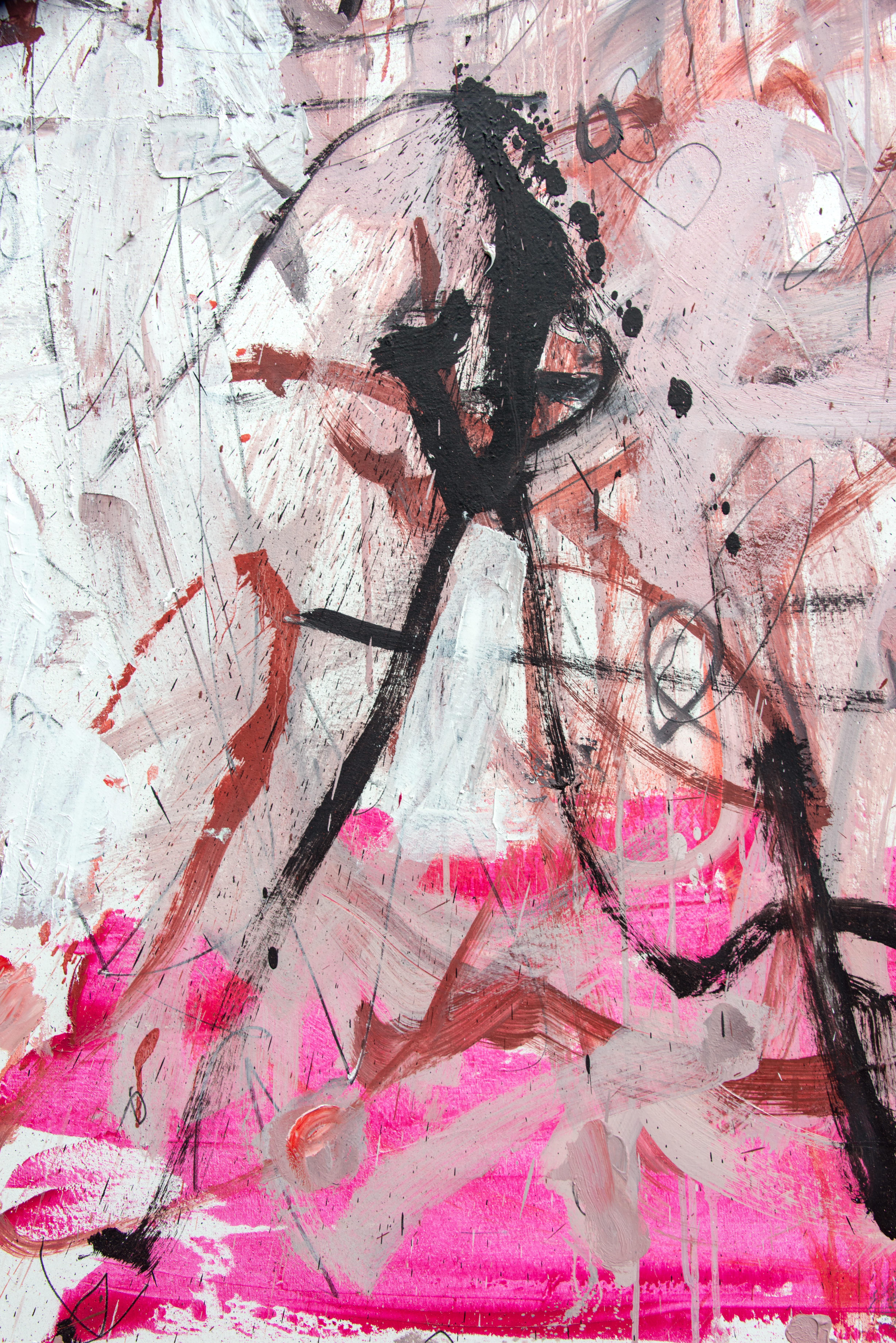ABSTRACT Farben Kunstwerk Körper Pastell Contemporary Artist Danny Avidan NEW Large im Angebot 1