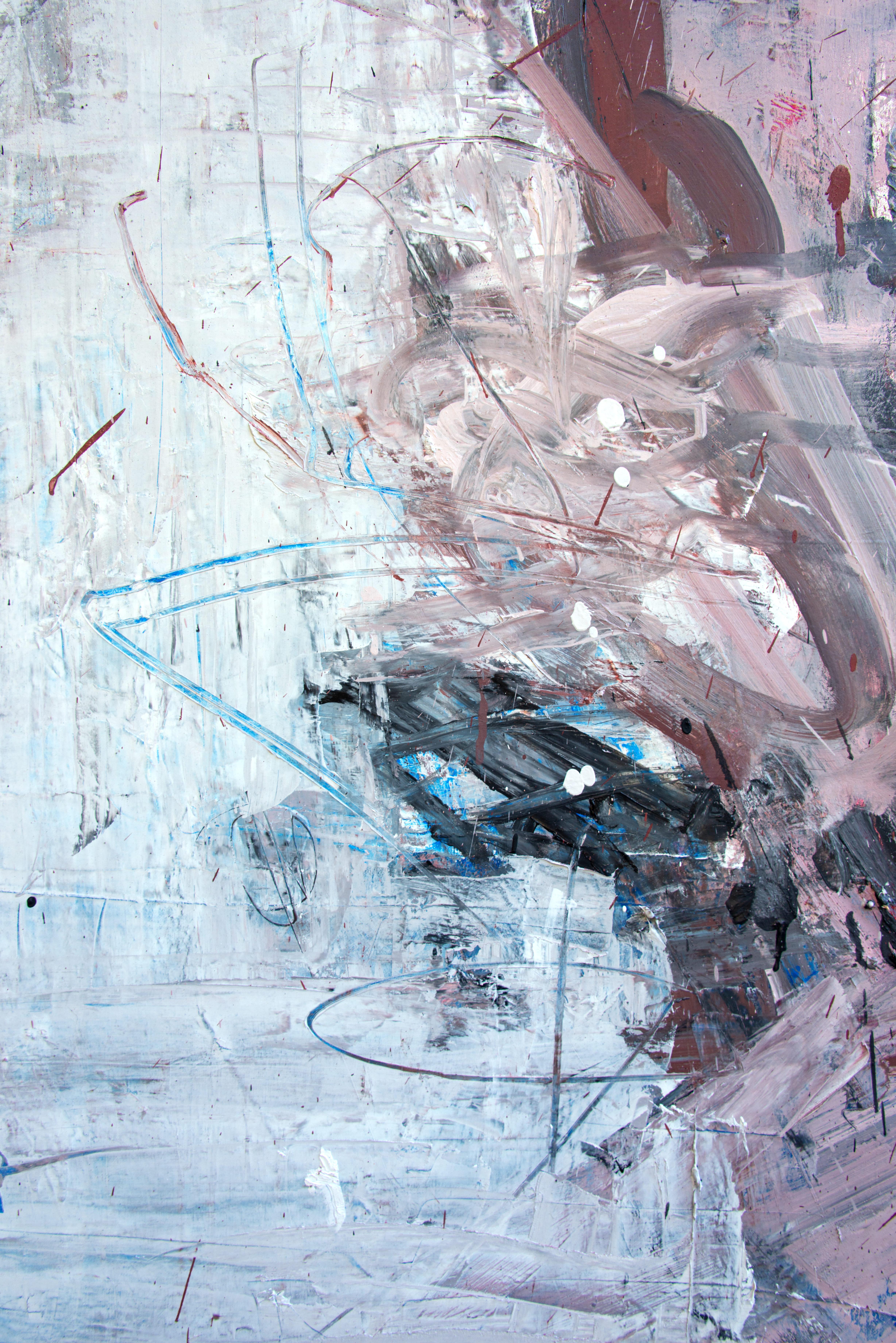 ABSTRACT Colors Artwork Body Forms Contemporary Artist Danny Avidan NEW Large For Sale 2