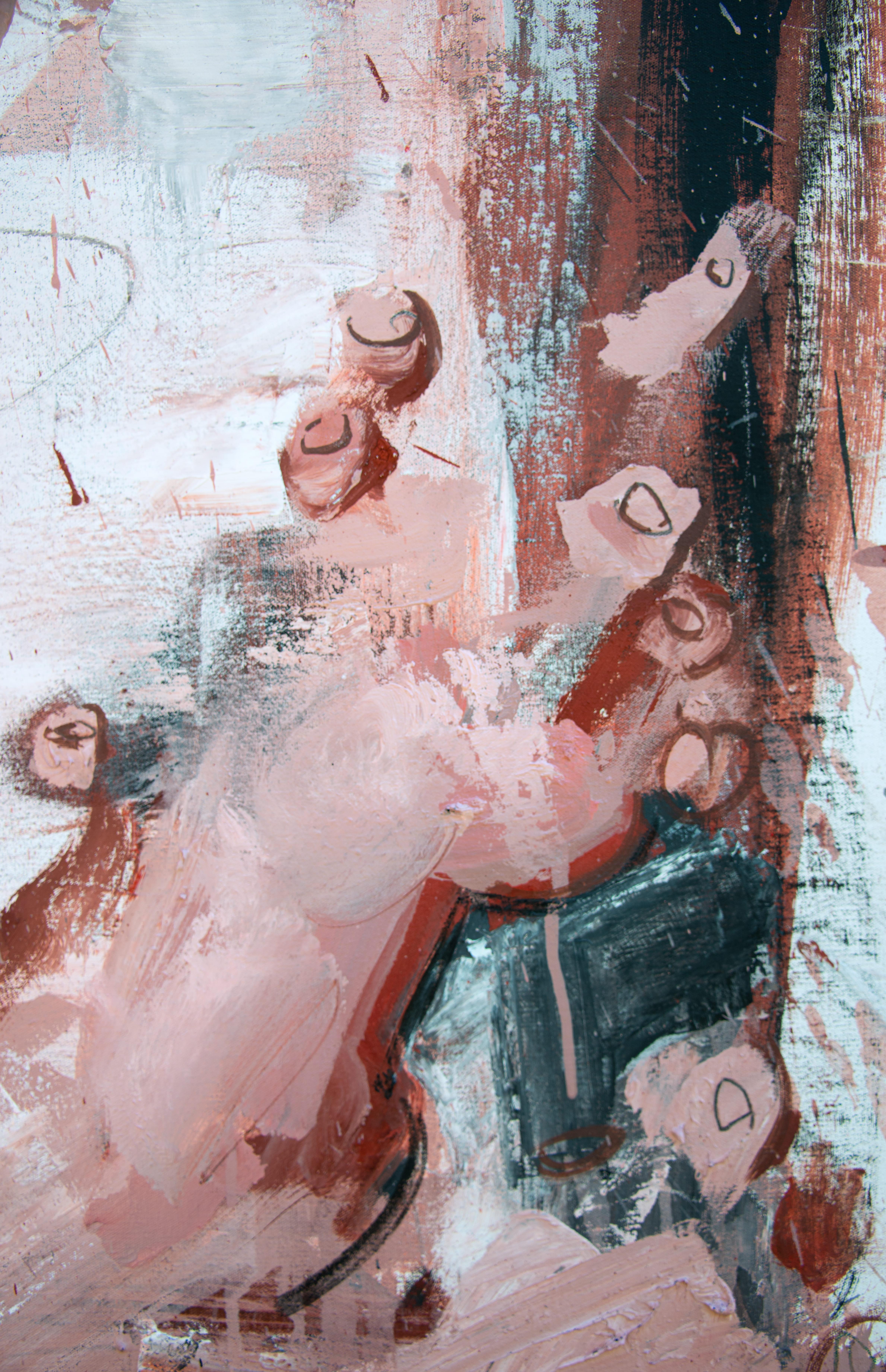 ABSTRACT Colors Opere d'arte Forme del corpo Artista contemporaneo Danny Avidan NUOVO Grande in vendita 4