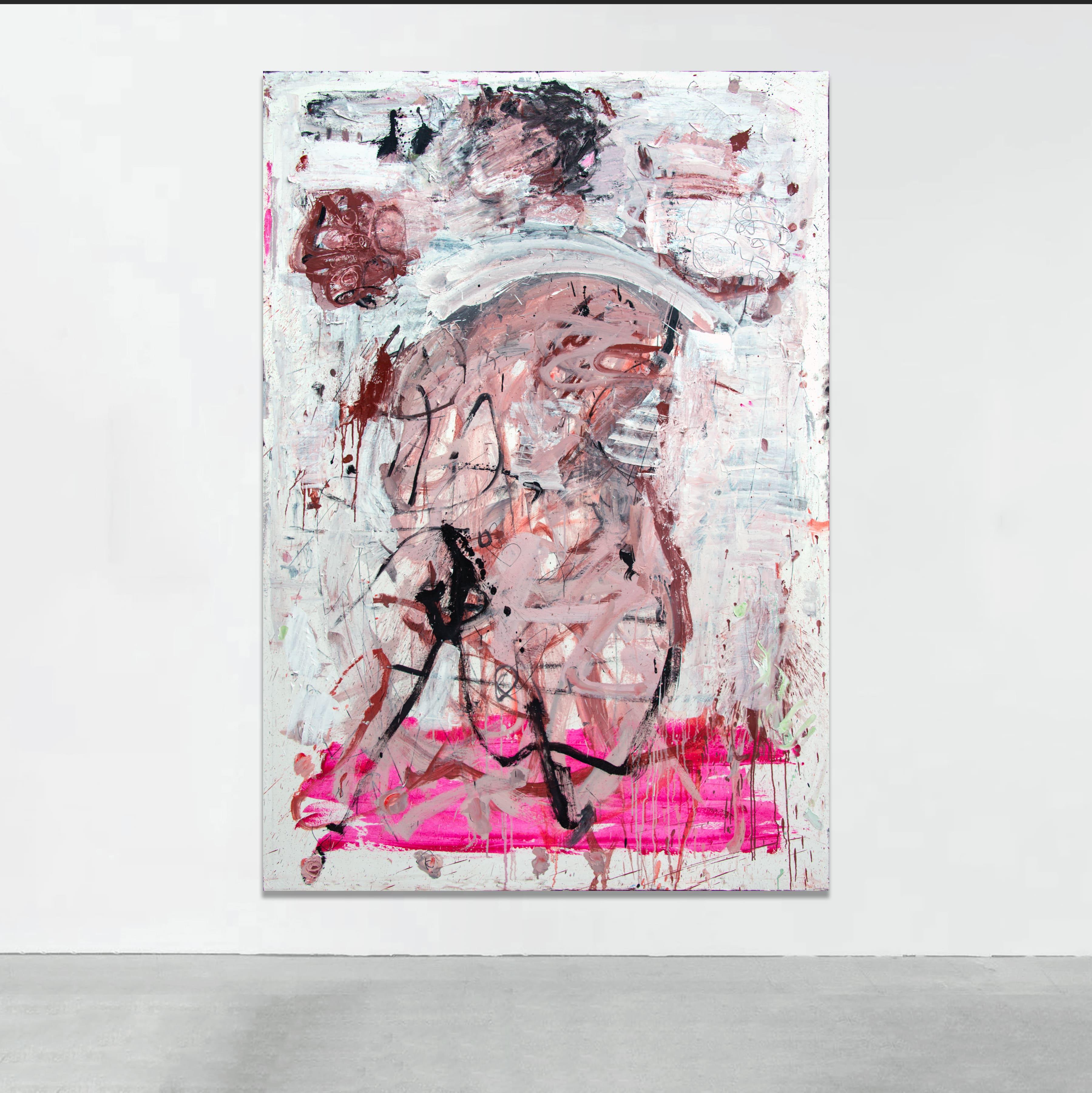 ABSTRACT Farben Kunstwerk Körper Pastell Contemporary Artist Danny Avidan NEW Large im Angebot 5
