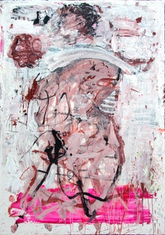 ABSTRACT Colores Obra de Arte Cuerpo Pastel Artista Contemporáneo Danny Avidan NUEVO Grande