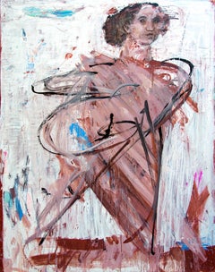 ABSTRACT Colores Obra de Arte Formas Corporales Artista Contemporáneo Danny Avidan NUEVO Grande