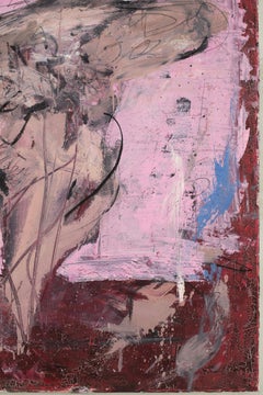 Abstrakte Malerei von Körperformen, Zeitgenössisch, 100x80 cm, Neu Danny Avidan