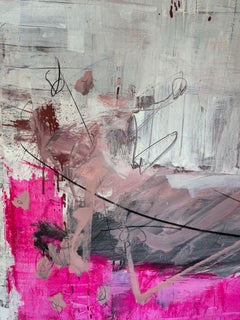 ABSTRACT Colors Pastel Body Forms Contemporary Artist Danny Avidan NEW Large