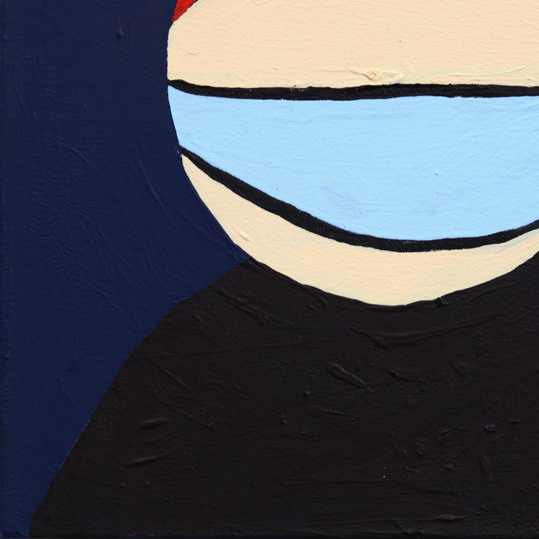 A Trophy my City - Zeitgenössisches figuratives Sportkunstwerk in Farbe getaucht im Angebot 2