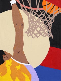 Big Bank Uchies - Vibrant Colorful Original Figurative Painting Los Angeles Art