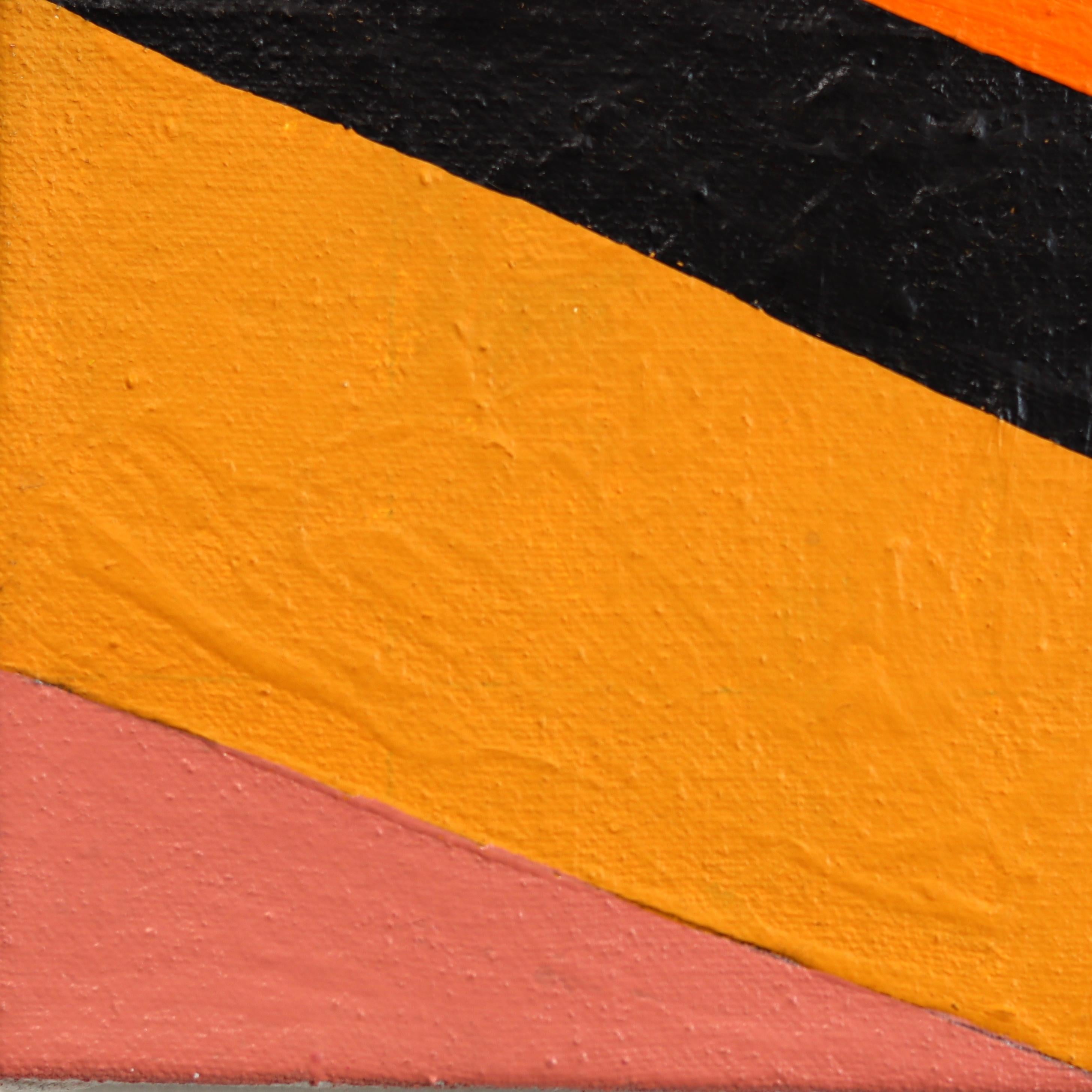 Bijan Serving - Vibrant Original Tennis Figurative Painting Los Angeles Artist For Sale 6