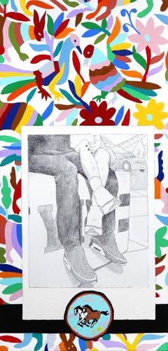Nuestra Era - Abstract Figurative Orignal Artwork by Los Angeles Artist