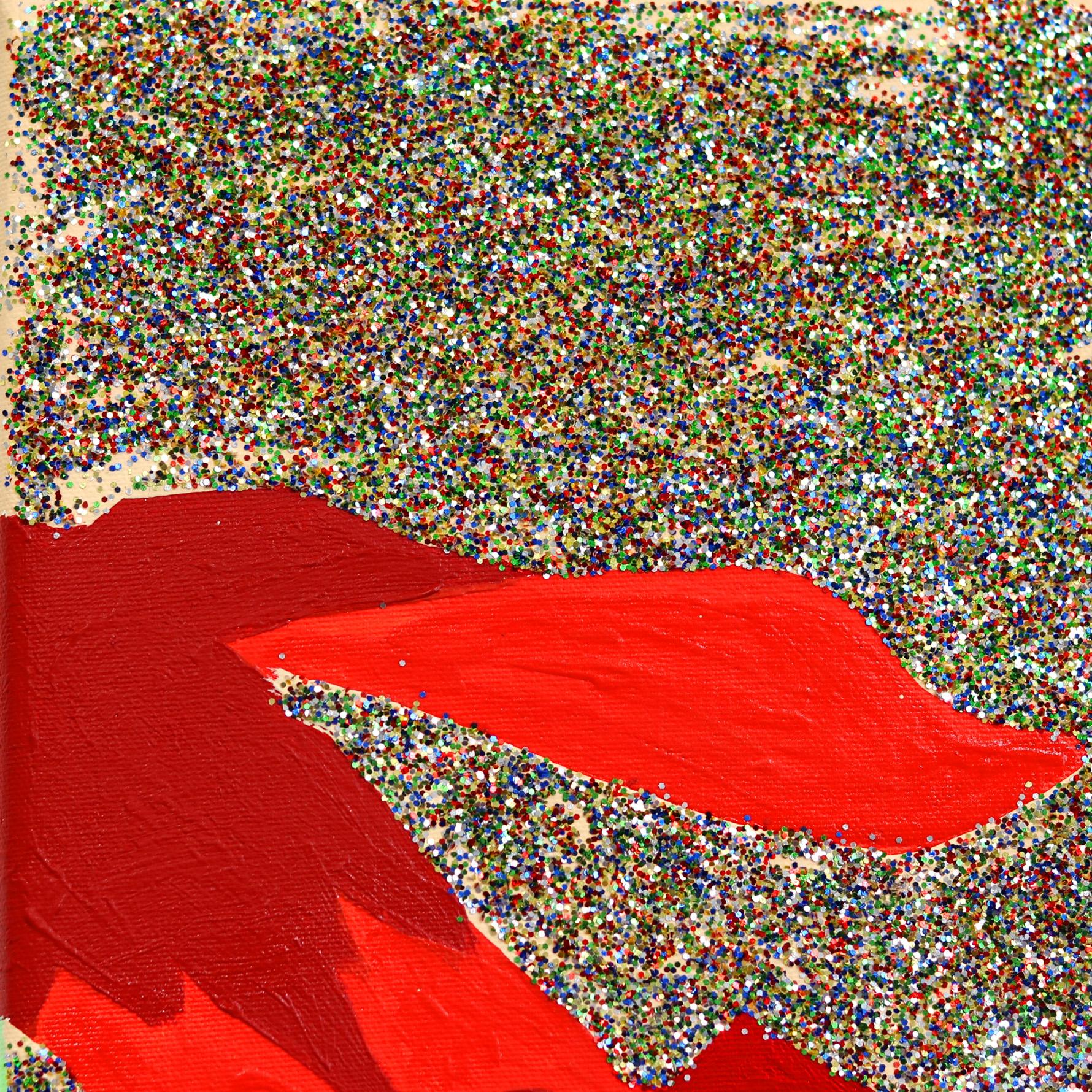 Porque Todos Pintaron Flores – Original lebhafte, farbenfrohe Pop-Art von Danny Brown im Angebot 2