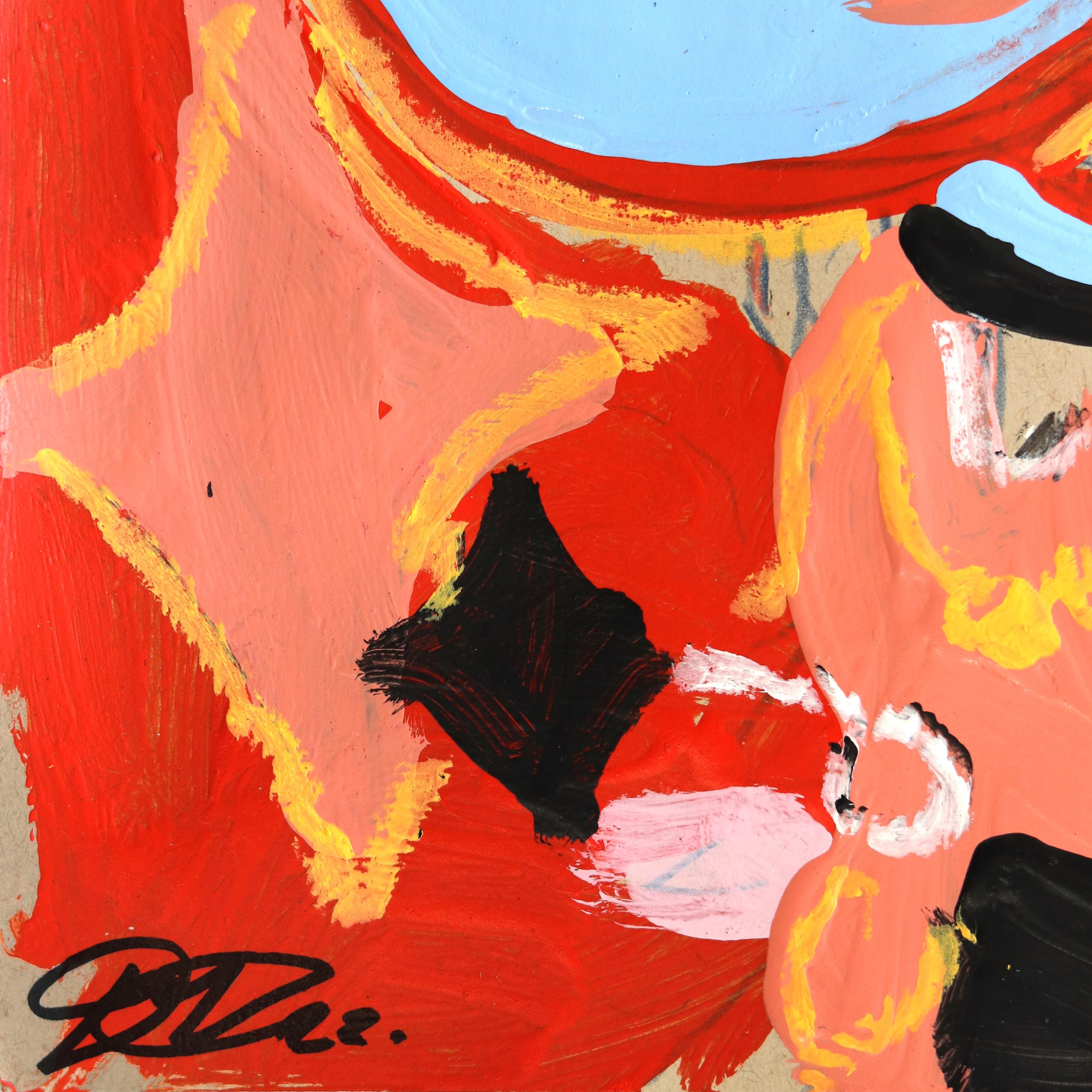 Questo è Min_E - Figurative Painting Beige di Danny Brown