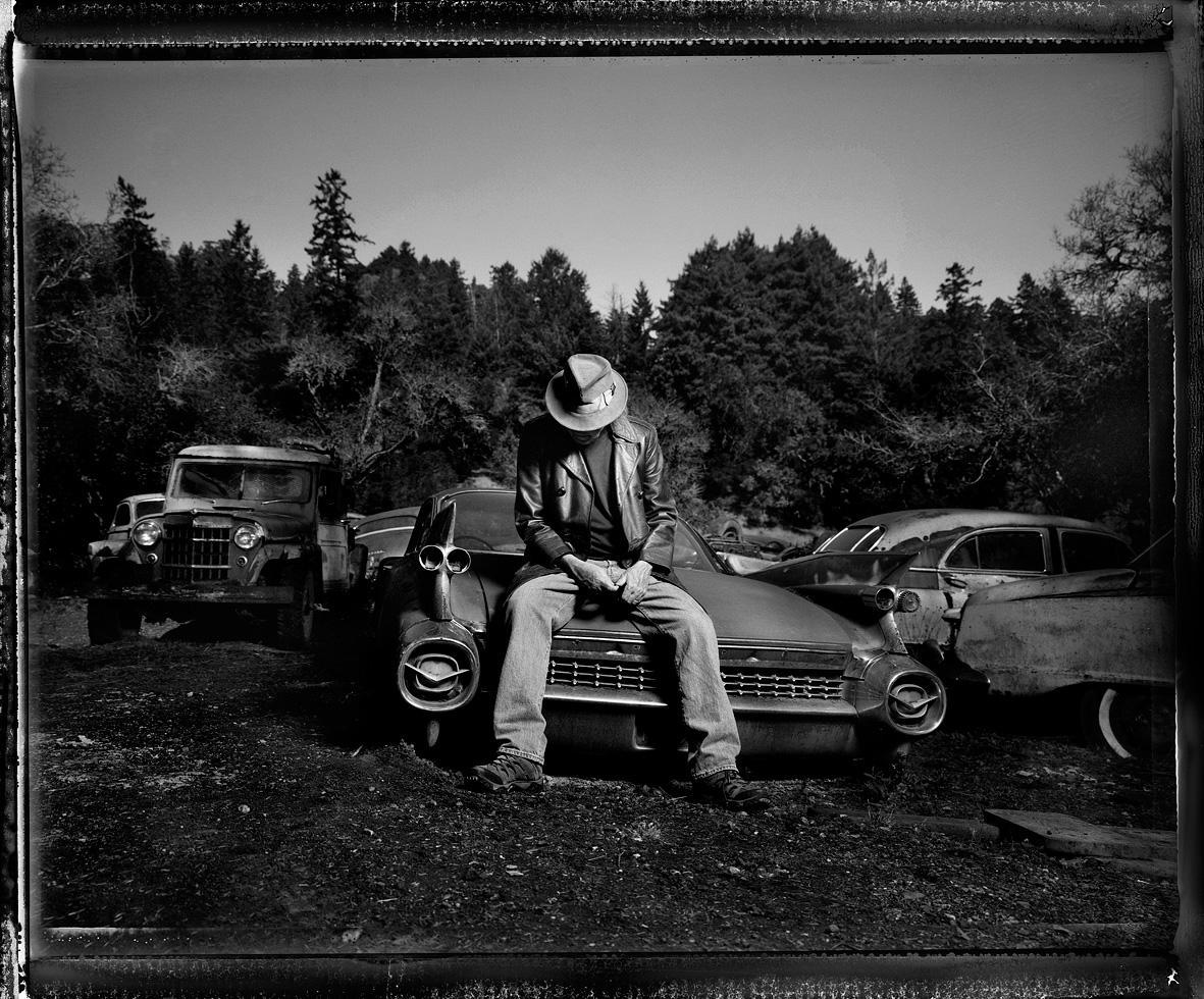 Danny Clinch Black and White Photograph - Neil Young, Broken Arrow Ranch, CA 2007