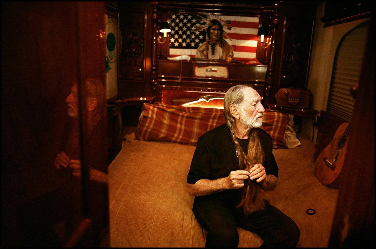 Danny Clinch Color Photograph - Willie Nelson, NYC