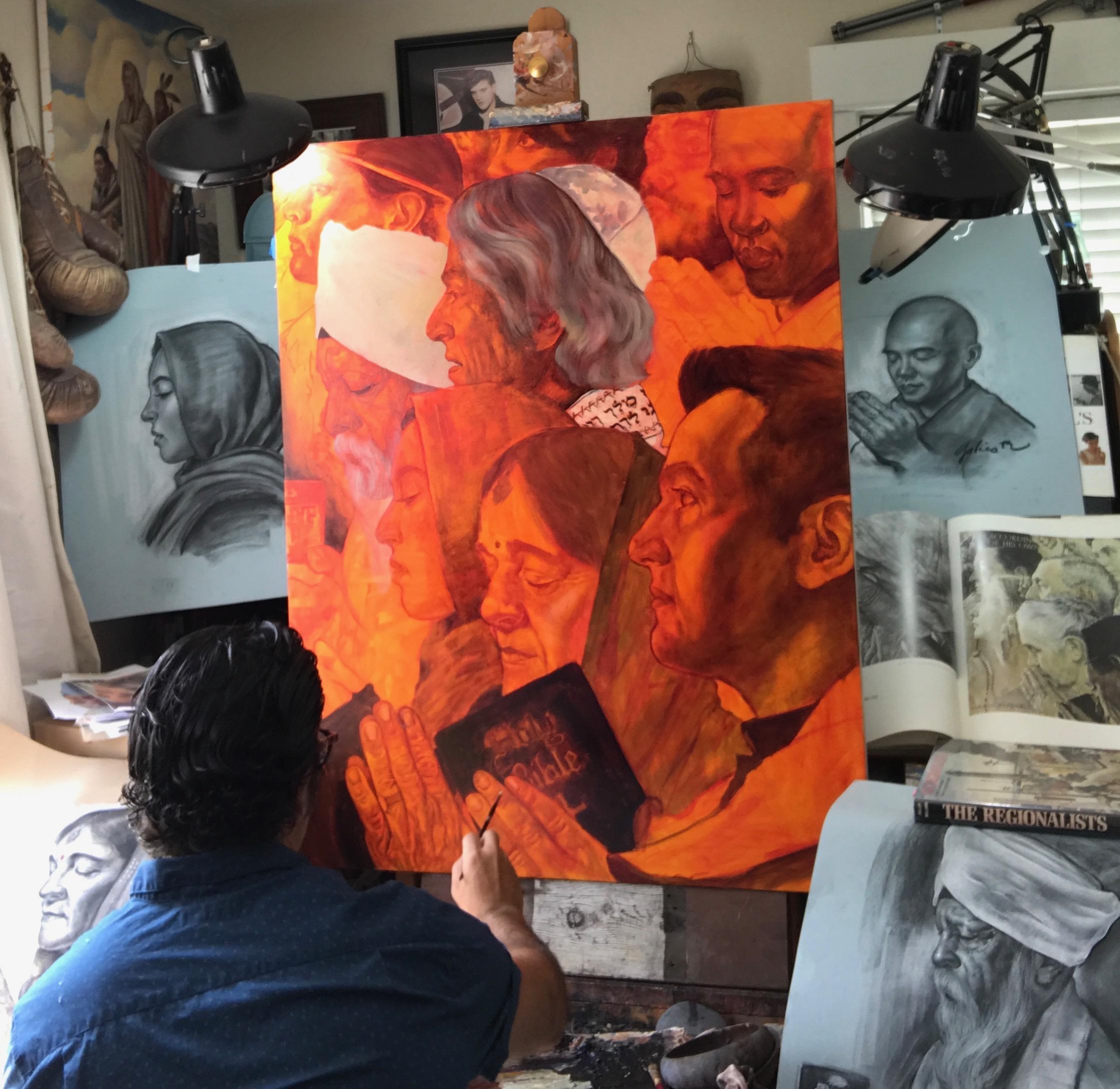 freedom of worship painting