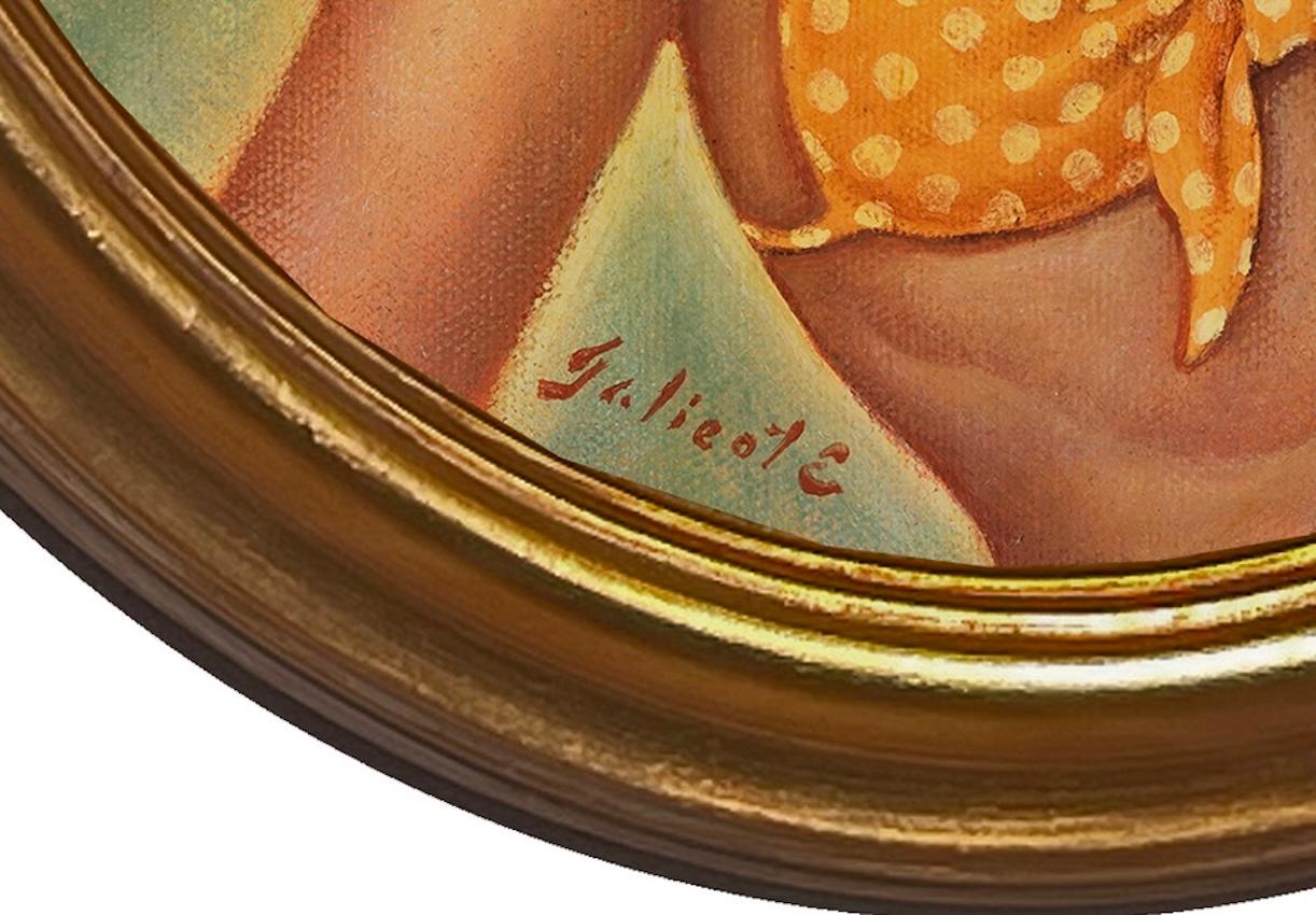 Helado!, Danny Galieote, Óleo sobre lienzo, Figura femenina, Americana Pop en venta 6