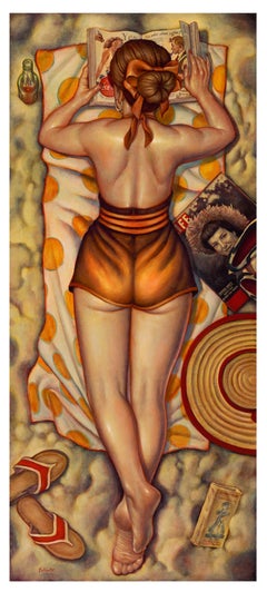 Summertime Bliss-Triptych, Danny Galieote, Limited Edition Giclee-Figurative Pop