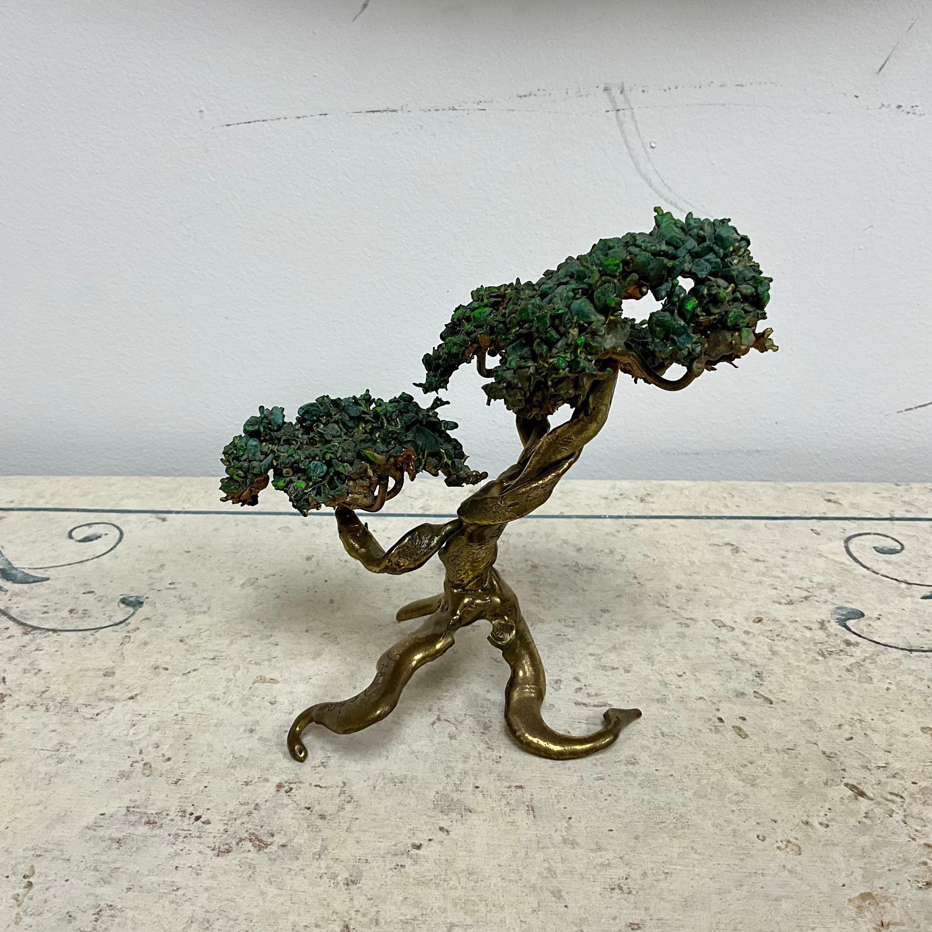 Hand-Crafted Danny Garcia (1929 - 2012) Bronze California Cypress Tree Sculpture  For Sale
