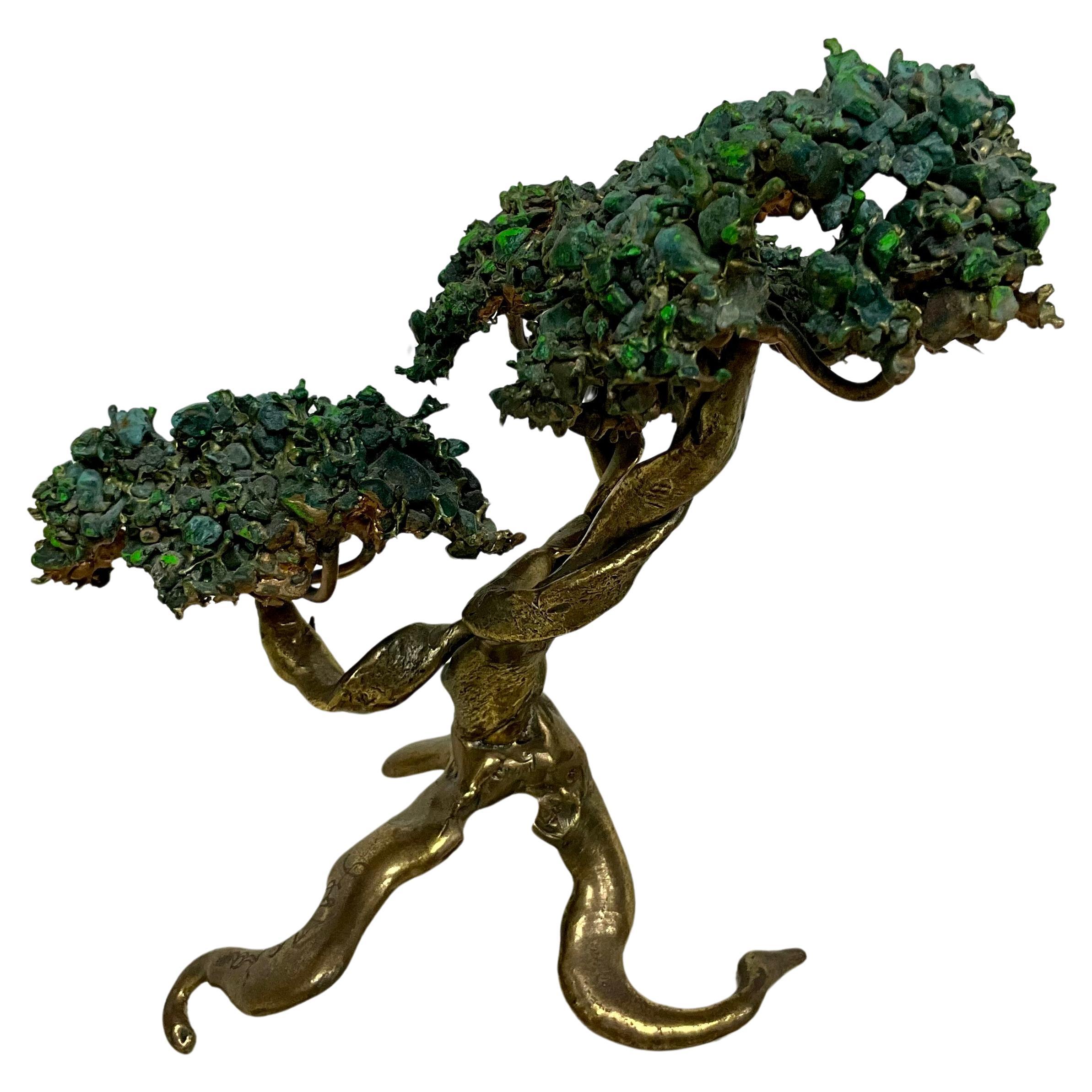 Danny Garcia (1929 - 2012) Bronze California Cypress Tree Sculpture  For Sale