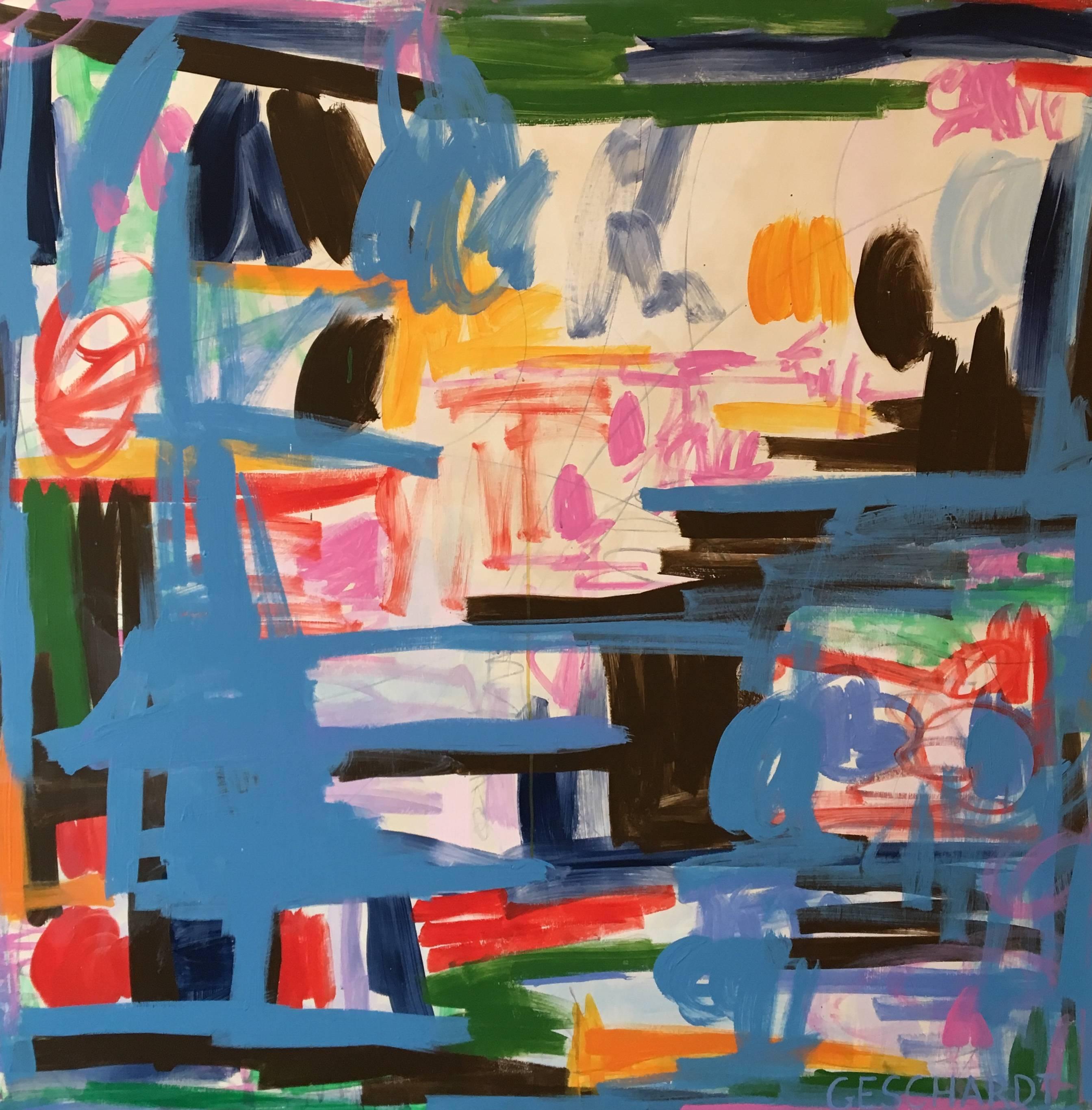 Danny Geschardt Abstract Painting - NYC Central Park