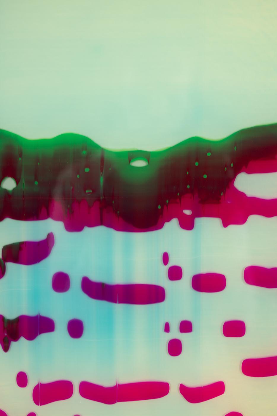 Dan Flavin (Pittura astratta) - Abstract Painting Marrone di Danny Giesbers 