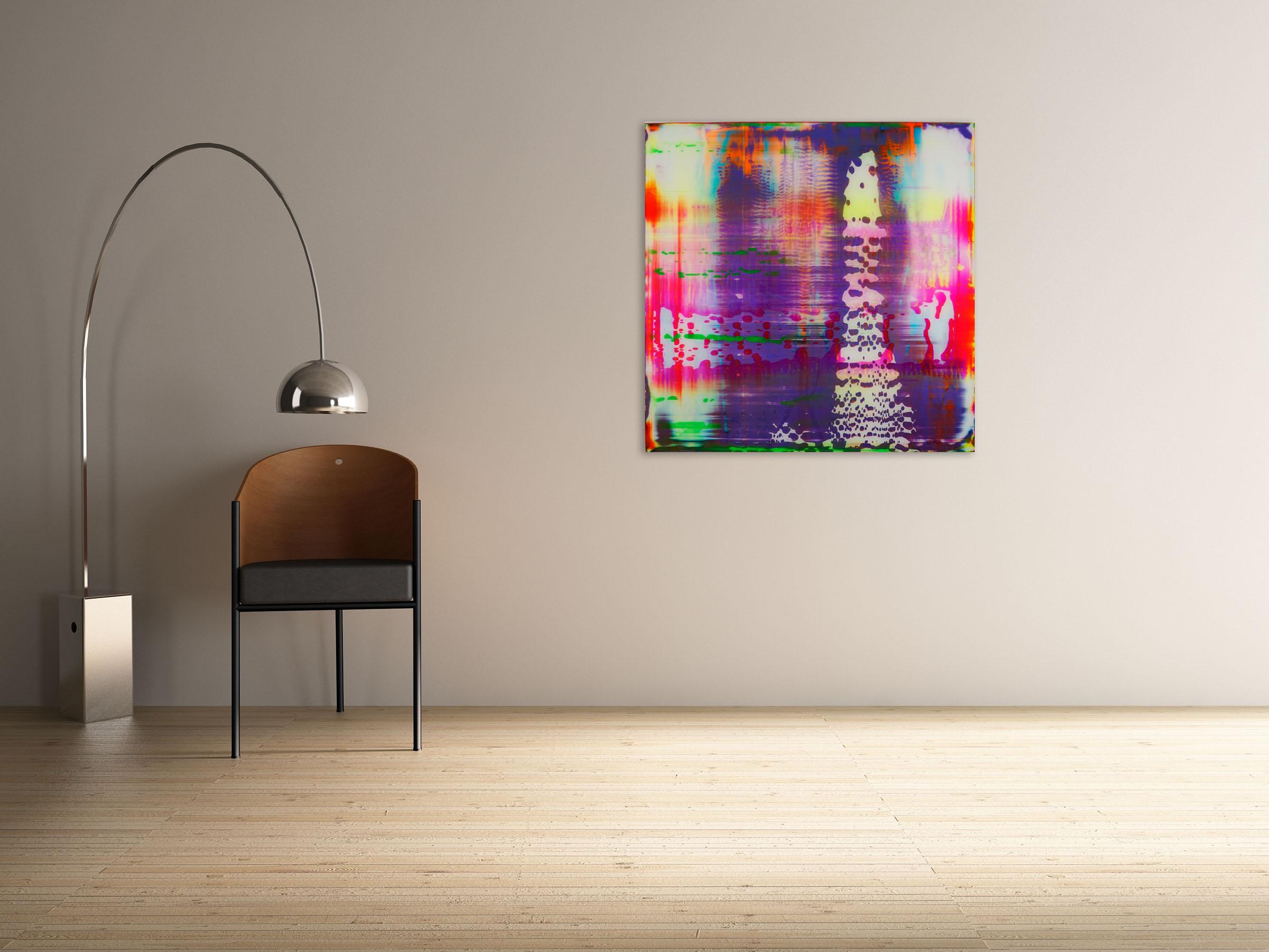 abstract neon painting