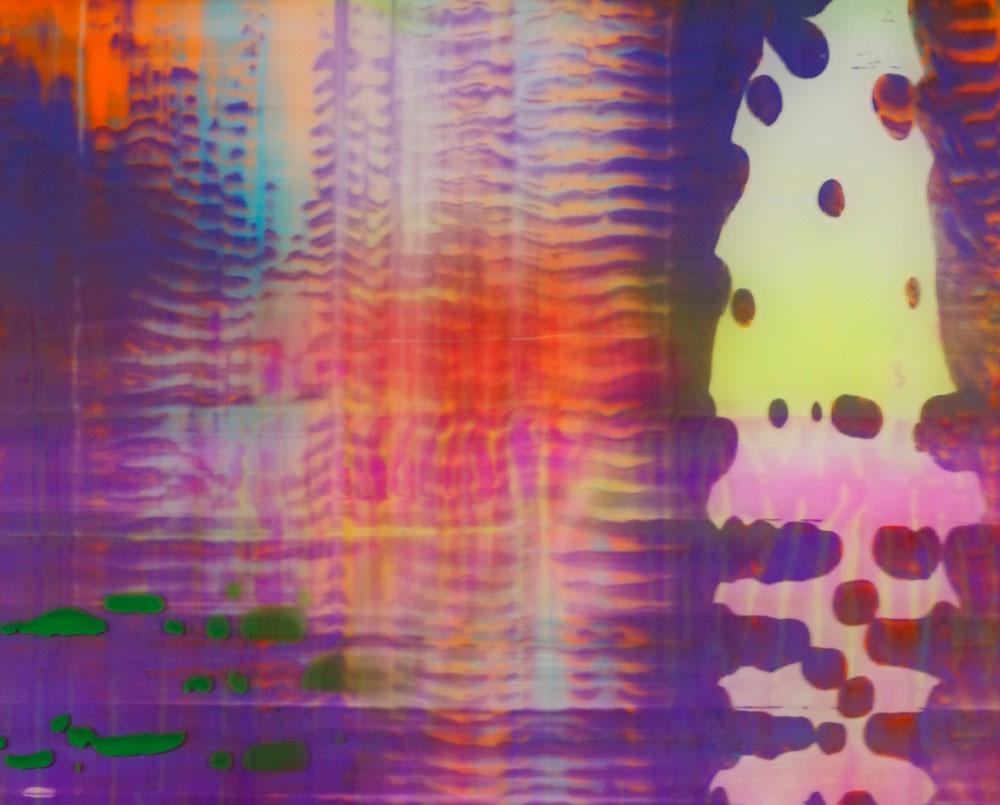 Neon-I (Pittura astratta) - Painting Astratto di Danny Giesbers 