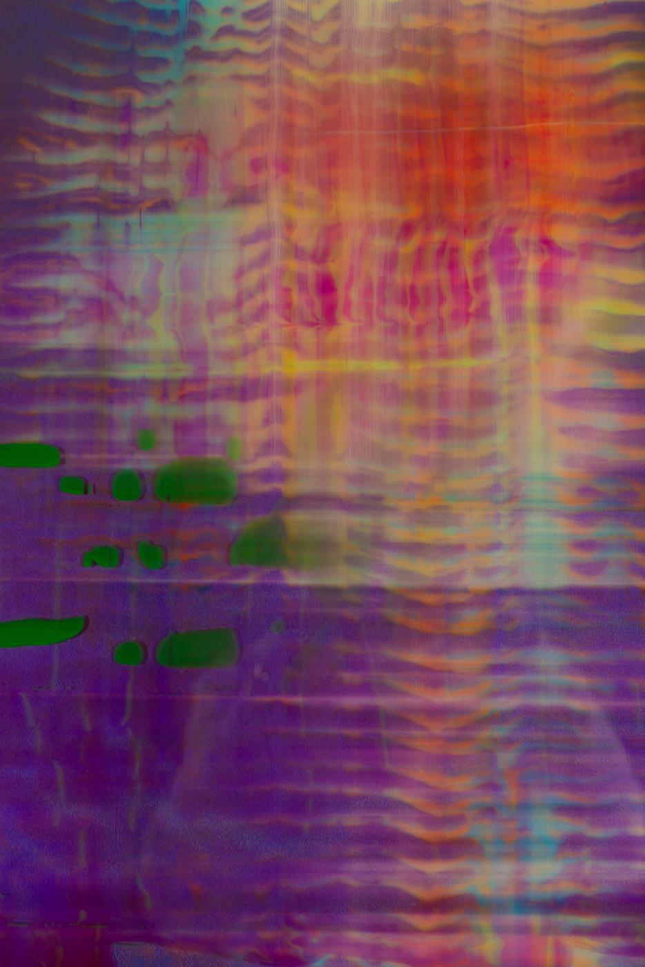 Neon-I (Pittura astratta) - Abstract Painting Marrone di Danny Giesbers 