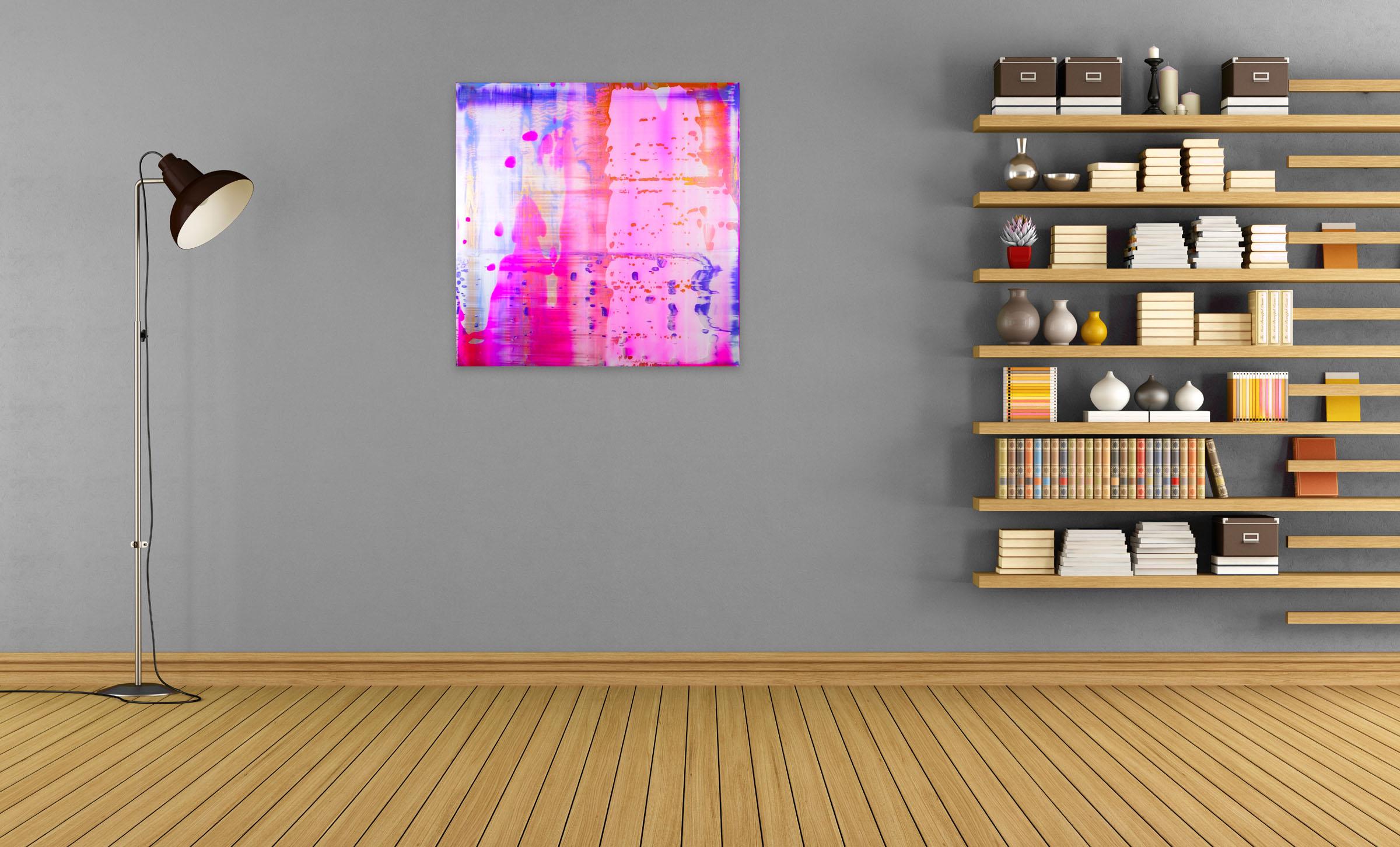 Pink Lush (Pittura astratta) - Painting di Danny Giesbers 