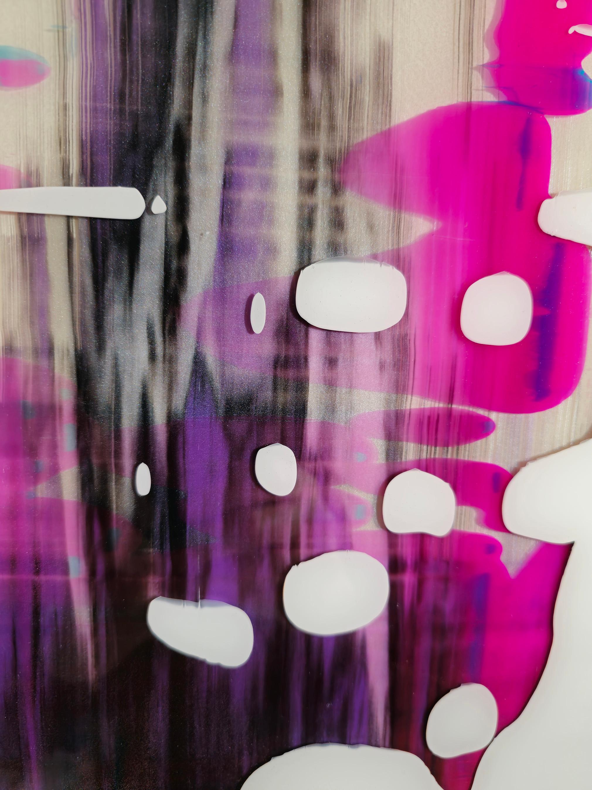 Guarigione sessuale (Pittura astratta)
Acrilici, resina, fosforescenza, su tavola di legno  - Senza cornice
Questa opera d'arte è un'esclusiva di IdeelArt. 

Danny Giesbers è un pittore astratto olandese autodidatta che incorpora gli sviluppi del