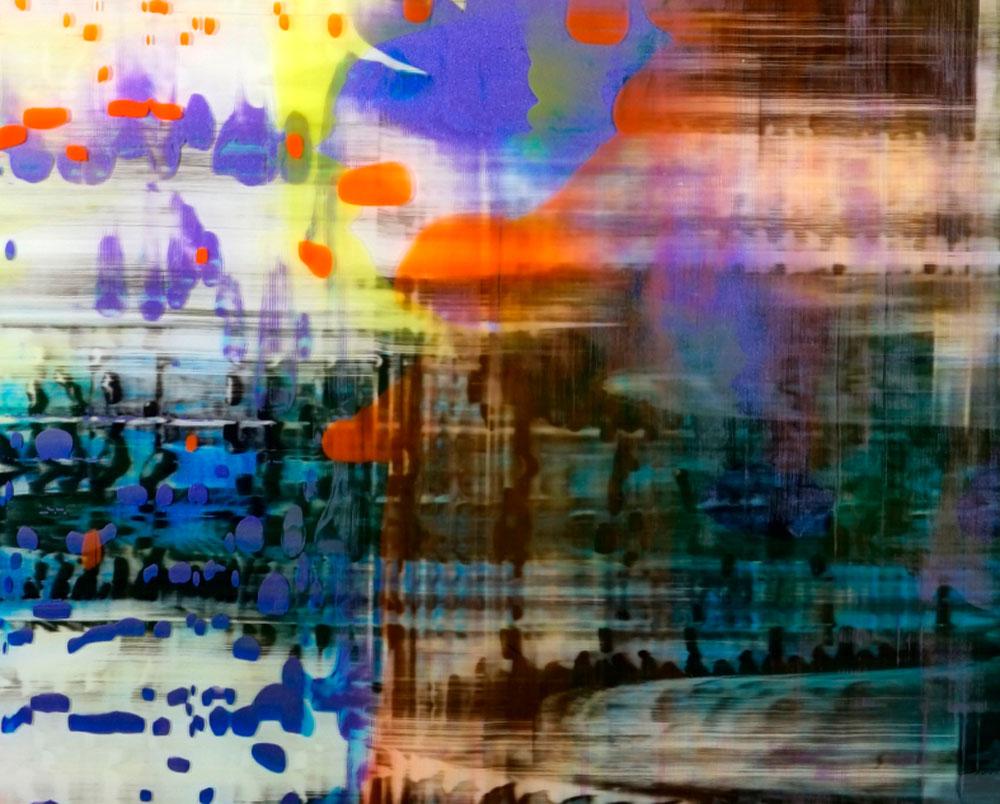 Socrate (Pittura astratta) - Painting Astratto di Danny Giesbers 