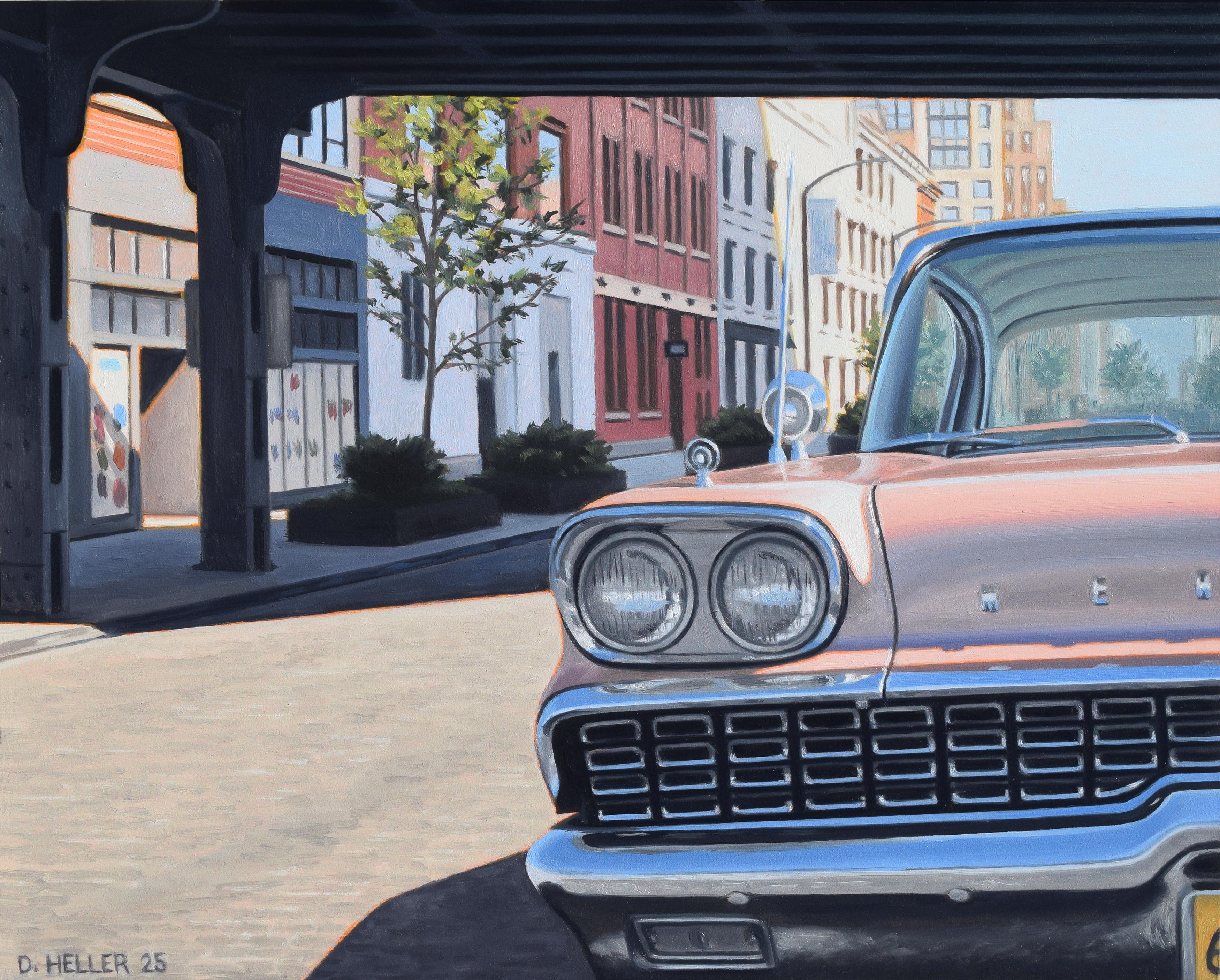 Danny Heller Landscape Painting - Mercury at The Highline