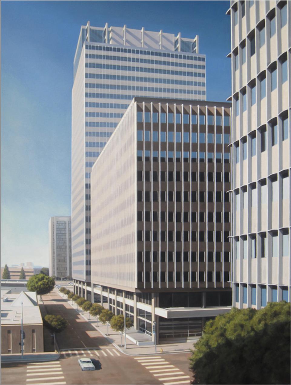 Danny Heller Landscape Painting - Transamerica Building