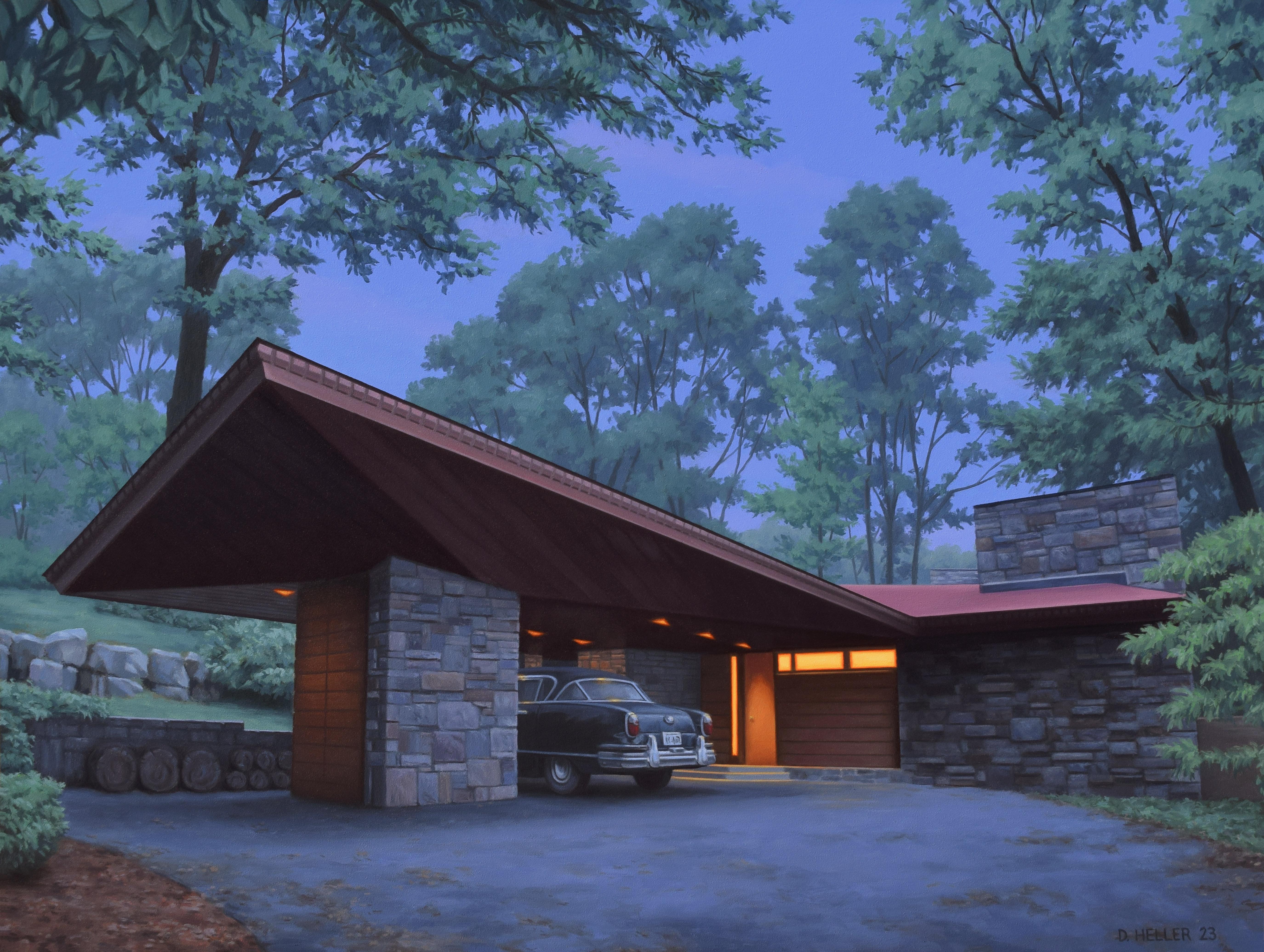 Landscape Painting de Danny Heller - Ideal Usoniano