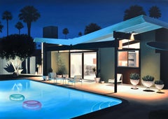 Twin Palms Evening (Druck) (Auflage von 75)