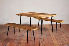 Danny Ho Fong attributed Table & Bench