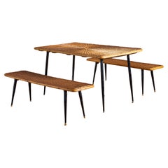 Table et banc attribués à Danny Ho Fong