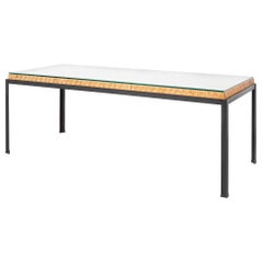 Danny Ho Fong Handwoven Reed Dining or Console Table