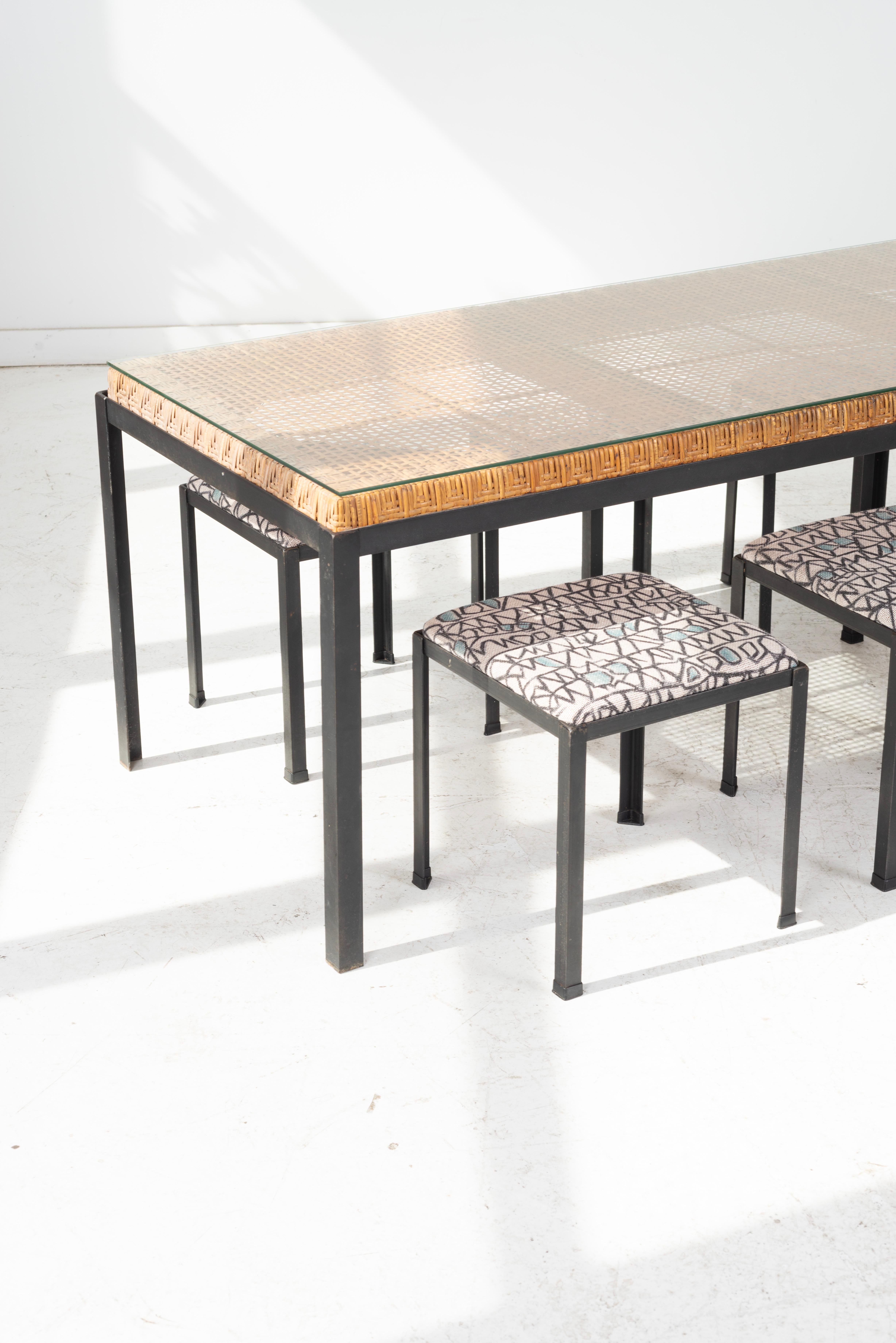 American Danny Ho Fong Six Seat Dining Set For Sale