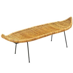 Danny Ho Fong Woven Cane Bench for Tropi-Cal
